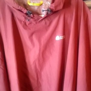 Sierra Designs Rain poncho, Rust colored
